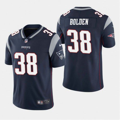 Men New England Patriots 38 Brandon Bolden Nike Navy Limited NFL Jersey
